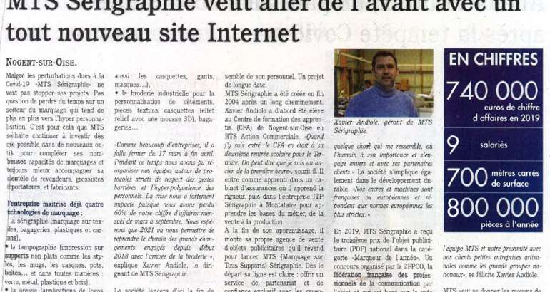 MTS Sérigraphie veut aller de l&rsquo;avant avec un tout nouveau site internet